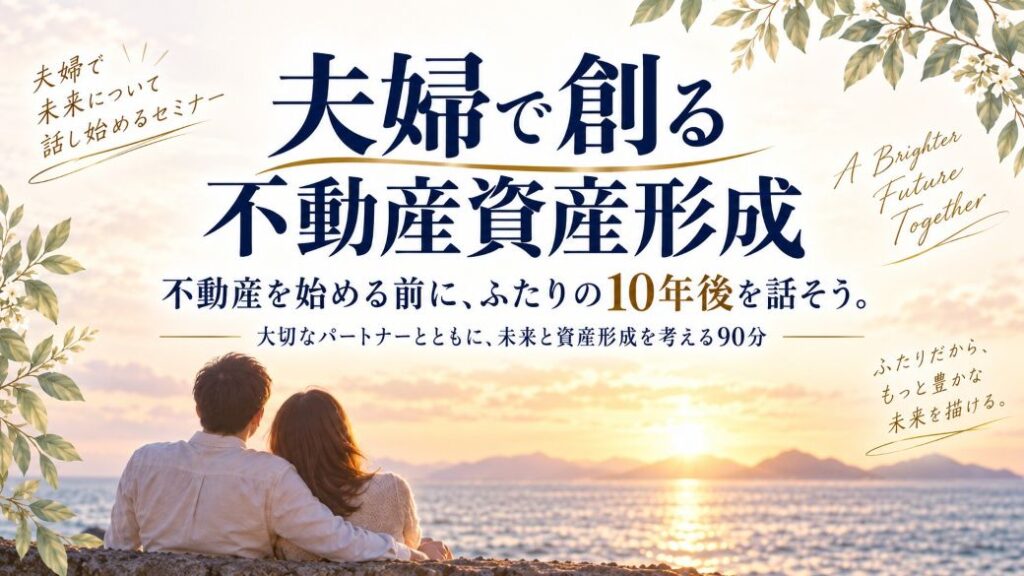 夫婦で創る不動産資産形成